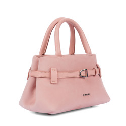 Dámska kabelka do ruky 056g 01 camoscio baby pink