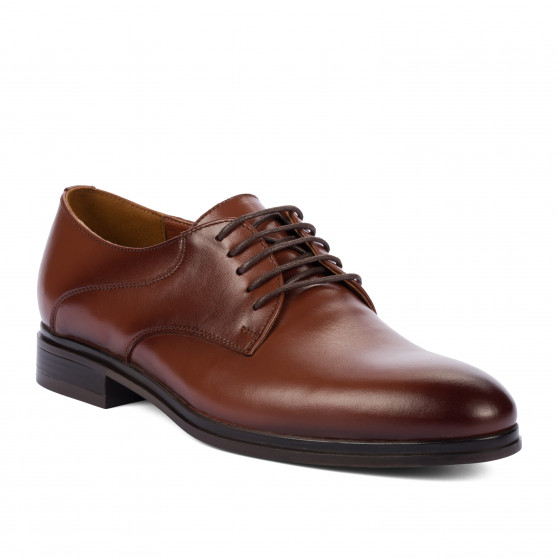 Elegantné pánske topánky 933 v koňakovej farbe