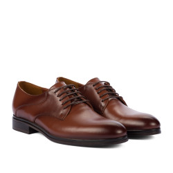 Elegantné pánske topánky 933 v koňakovej farbe
