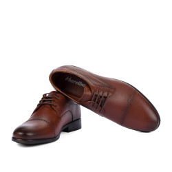 Elegantné pánske topánky 822-1 koňak