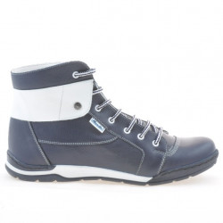 Pánske topánky 421 indigo+biela
