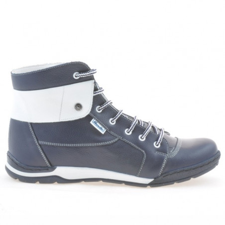 Pánske topánky 421 indigo+biela