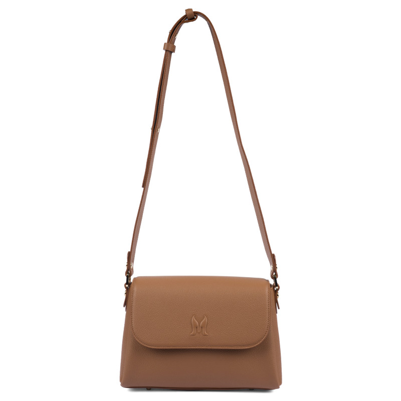 Dámska kabelka na rameno 040g biz camel