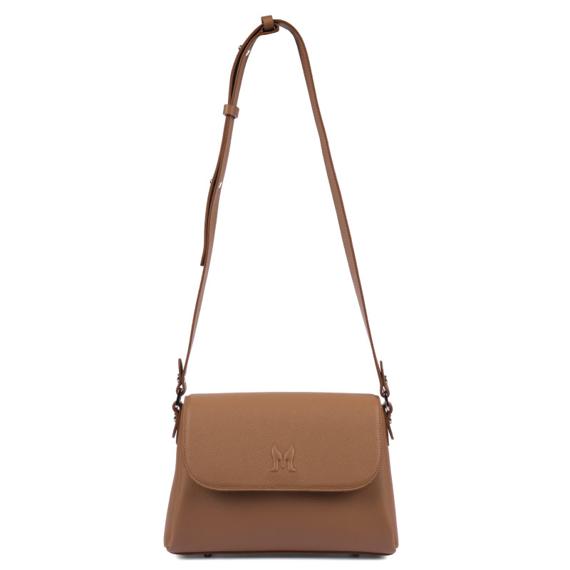 Dámska kabelka na rameno 040g 01 biz camel