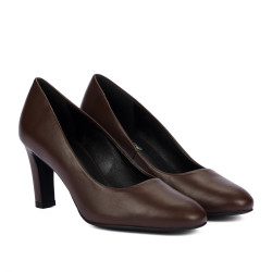 Elegantné dámske topánky 1374 hnedé