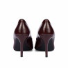 Elegantné dámske topánky 1372 lak bordo