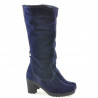 Dámske čižmy 3258 indigo velúr