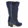 Dámske čižmy 3258 indigo velúr