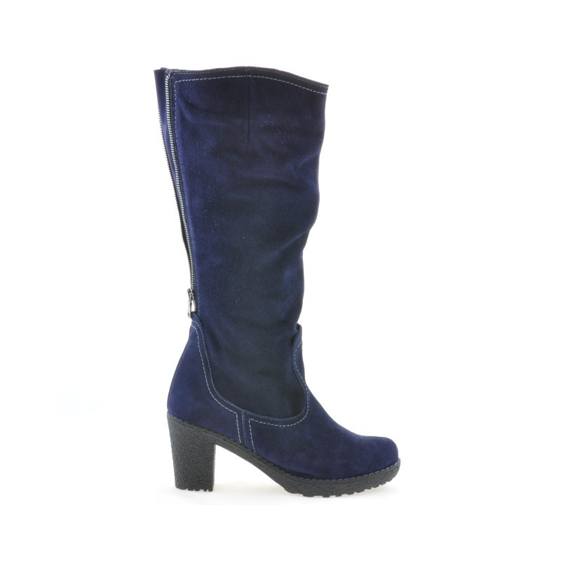 Dámske čižmy 3258 indigo velúr