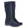 Dámske čižmy 3243 indigo velúr