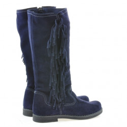 Dámske čižmy 3243 indigo velúr
