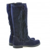 Dámske čižmy 3243 indigo velúr