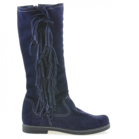 Dámske čižmy 3243 indigo velúr