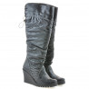 Dámske čižmy 226 čierne+čierny kreps