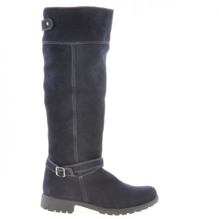 Čižmy dámske 3225 indigo velúr
