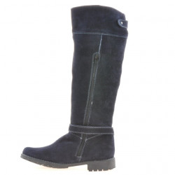 Čižmy dámske 3225 indigo velúr