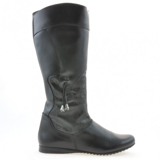 Dámske čižmy 245 čierne+čierny crep