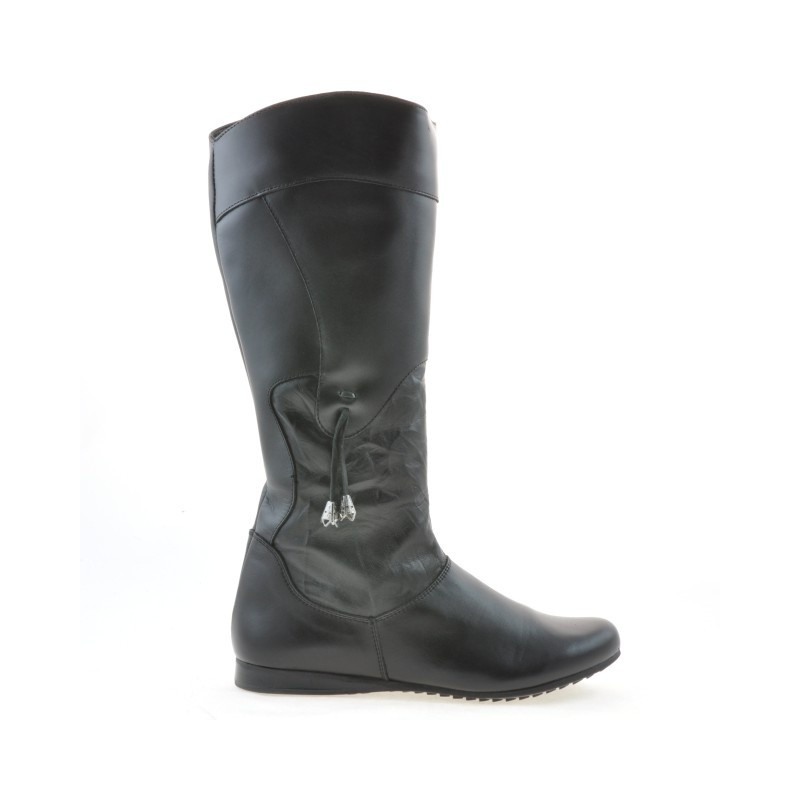 Dámske čižmy 245 čierne+čierny crep