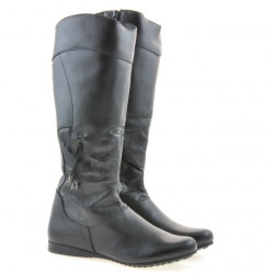 Dámske čižmy 245 čierne+čierny crep