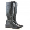 Dámske čižmy 245 čierne+čierny crep