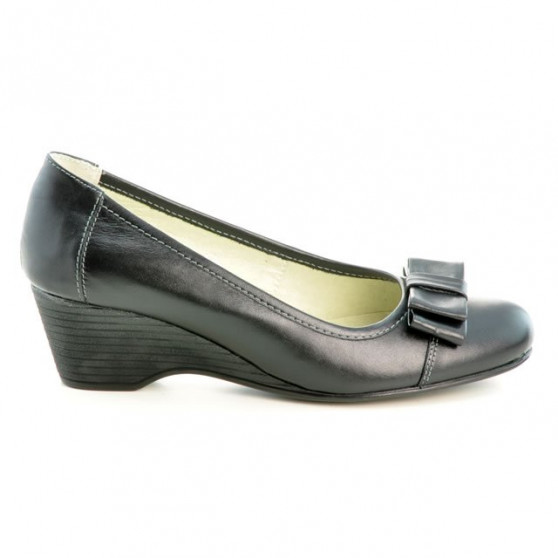 Dámske ležérne / elegantné topánky 636-1 čierne