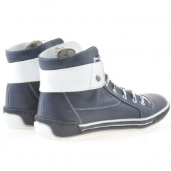 Dámske topánky 258 biz indigo+biela