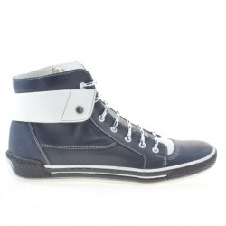 Dámske topánky 258 biz indigo+biela