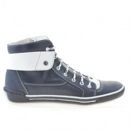 Dámske topánky 258 biz indigo+biela