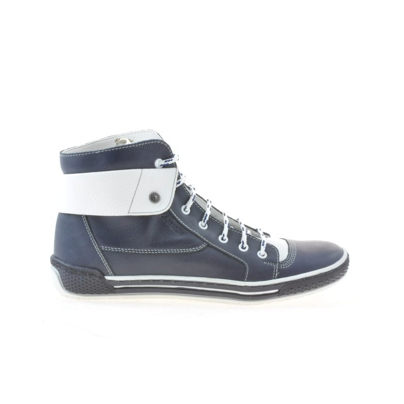 Dámske topánky 258 biz indigo+biela