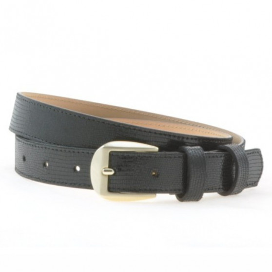 Dámsky opasok 01m čierny perleťový