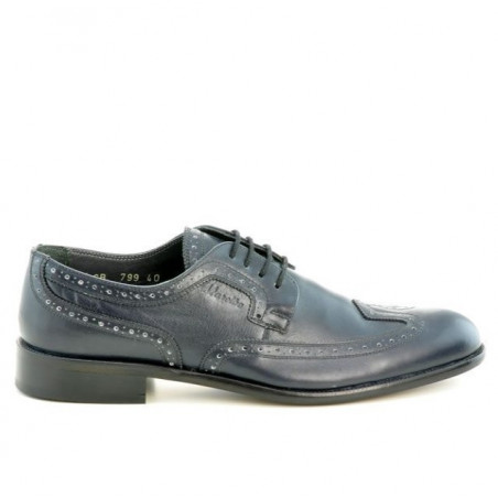Elegantné pánske topánky 799 indigo