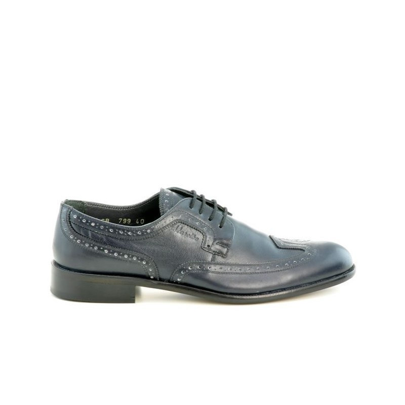 Elegantné pánske topánky 799 indigo