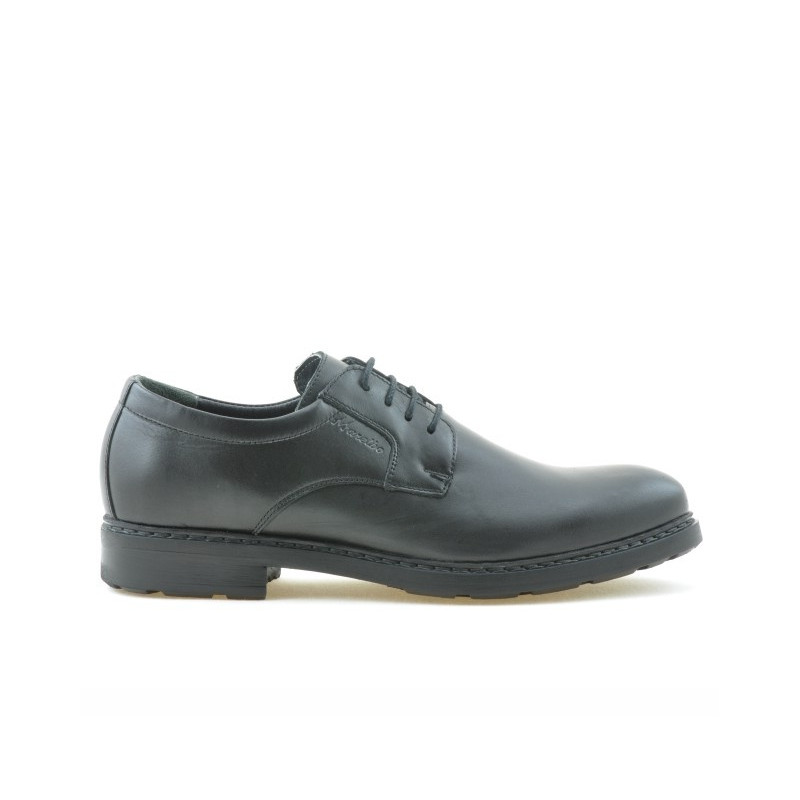 Casual / elegantné pánske topánky 755 čierne