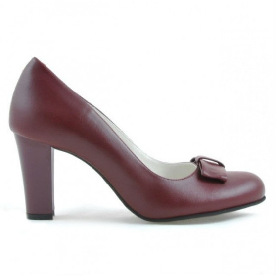 Elegantné dámske topánky 1245 bordové