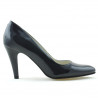 Elegantné dámske topánky 1234 lakované indigo