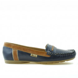 Dámske mokasíny 619 indigo+hnedé