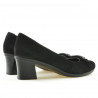 Dámske casual / elegantné topánky 628 čierny velúr