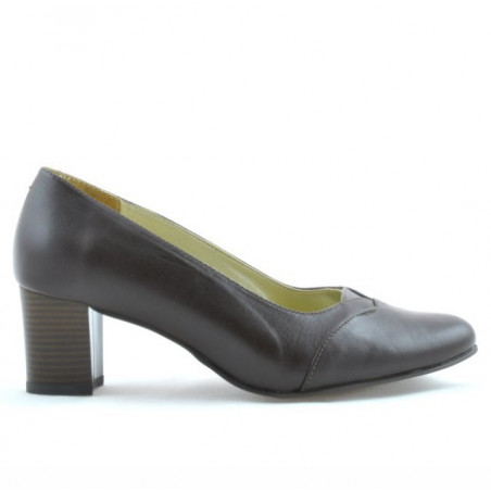 Elegantné dámske topánky (široký model) 1072xxl káva