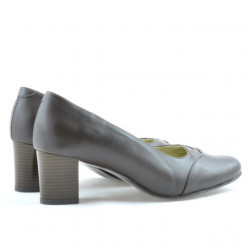 Elegantné dámske topánky (široký model) 1072xxl káva