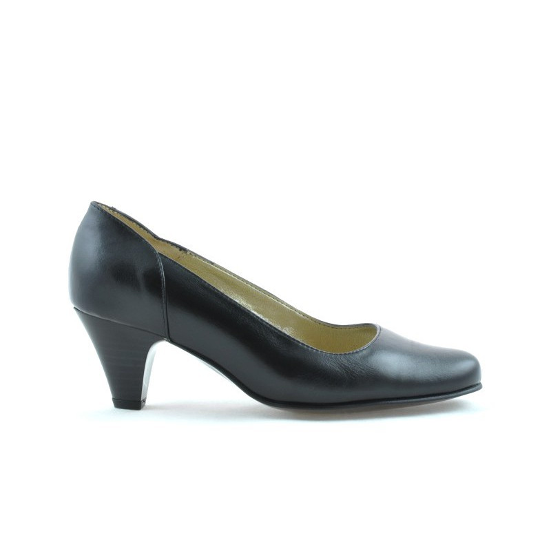 Elegantné dámske topánky (široký model) 1088xxl čierna
