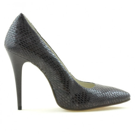 Elegantné dámske topánky 1241 croko fialová